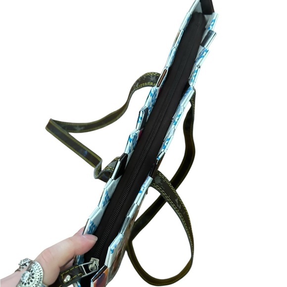 Nahui Ollin handmade recycled Candy Wrapper Handbag purse tote - Picture 9 of 13